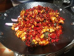 青椒紫苏炒牛蛙-味上湘菜馆(岳麓山店)