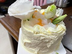 -芒果与甜纯动物奶油蛋糕&甜品台定制