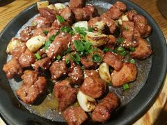 特色烤梅肉-船歌·鱼水饺青岛菜(金狮广场店)