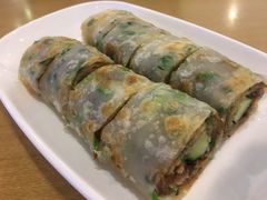 葱饼卷牛肉-台北楚楚园馅饼粥(虹桥南丰城店)