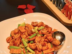 竹笋炒蘑菇-新荣记(西溪湿地店)