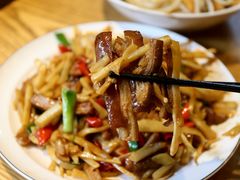 酸笋炒大肠-牛八宝桂林米粉(八里庄店)