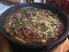 干锅带皮牛肉-古城苗家土菜馆(河景餐厅店)