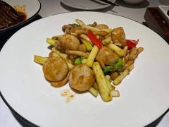 烧汁白玉菇炒带子-尚一汤 广东炖汤(金桥国际店)