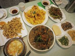 家鸡蘑菇粉-黄家饺子东北特色菜馆(湖滨商业街店)