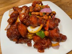 椒香虾仁爆鸡球-陈傻子餐厅(世纪都会店)