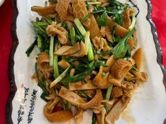 羊肚炒大蒜-蔡阿水羊肉店