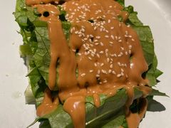麻酱油麦菜-绿茶餐厅(蓝色港湾店)