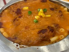 焗猪扒饭-喜莲咖啡