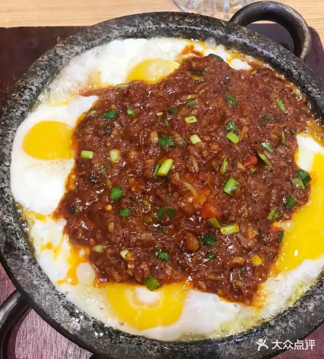 米村拌饭馆(吾悦广场店)-石板鸡蛋-菜-石板鸡蛋图片-长春美食-大众