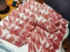 羊上脑肉-義聚德·清真铜锅涮羊肉·烧烤(河东店)