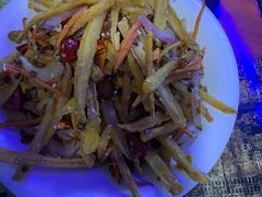 干煸藕丝-特色酱椒鱼私房菜(黄鹤楼店)