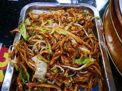 鸡蛋肉丝焖饼-南阳城烧烤海鲜酒店(和平路店)