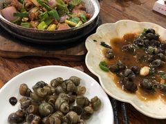 紫苏酸笋炒石螺-南记食粥坊·宵夜大排档(莲花总店)