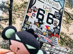 -66号公路起点牌