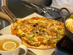 垃圾桶披萨-MI WU FACTORY米屋美食工厂餐厅(绿地店)