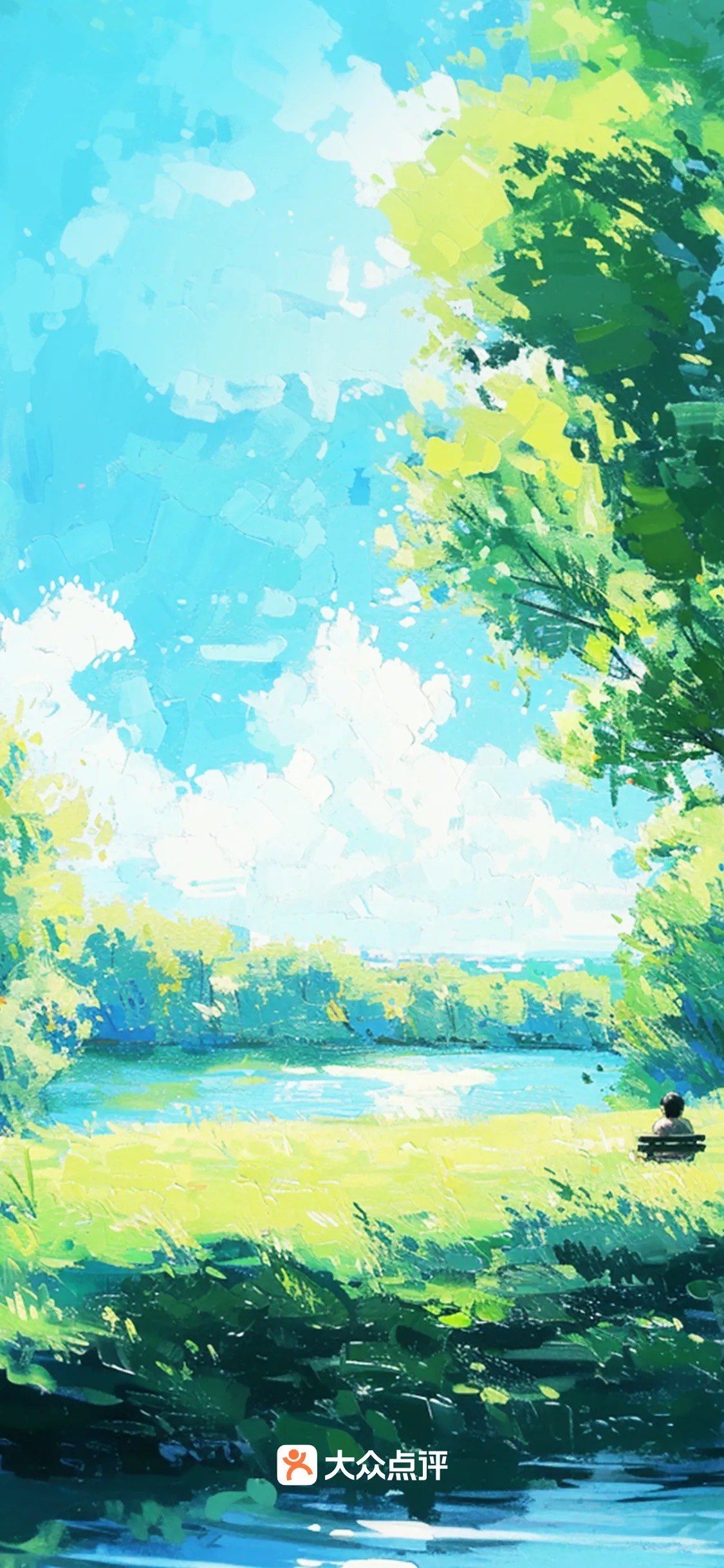 手机里的小清新插画