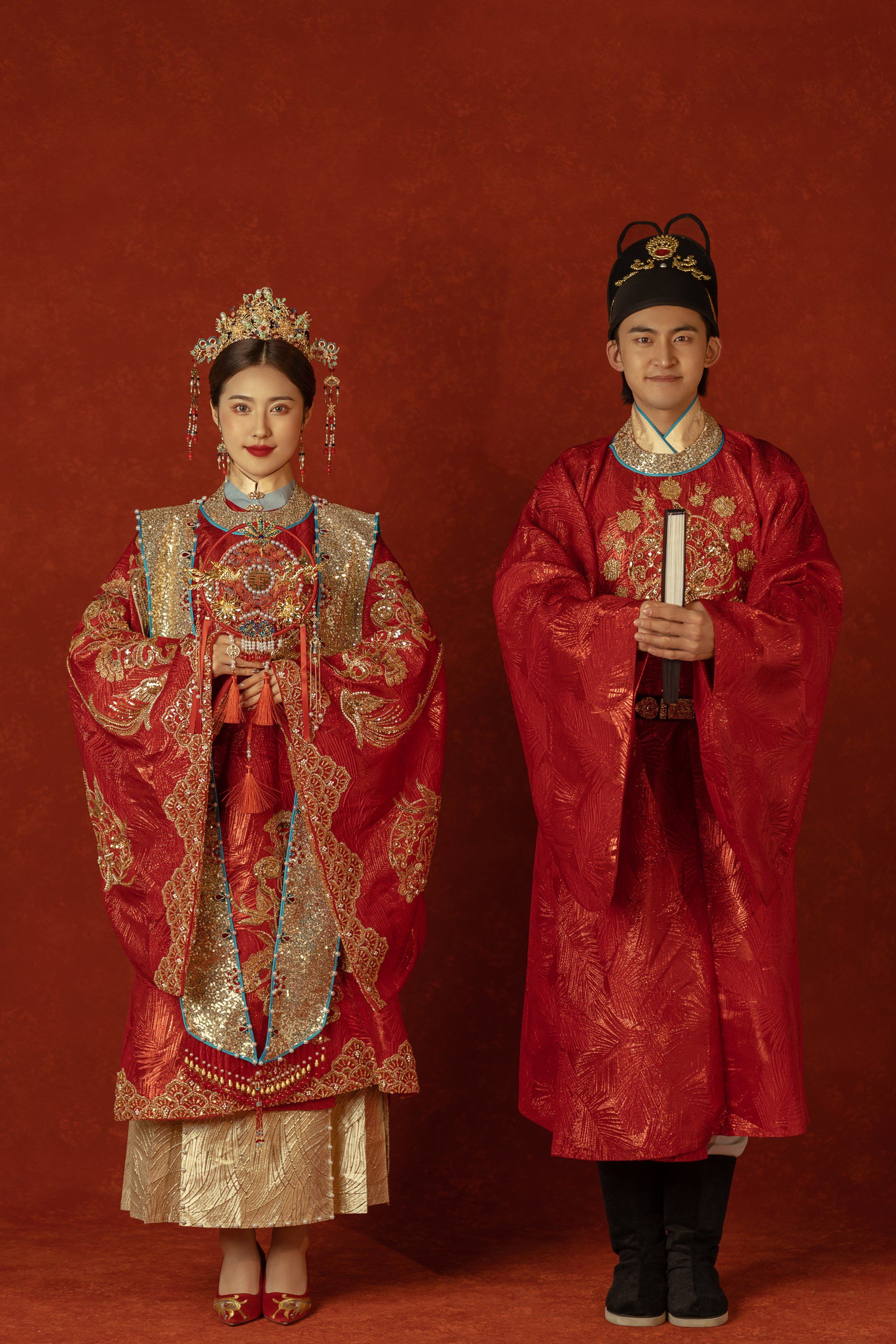 艾美婚纱摄影的中式汉服古装婚纱照,绝绝子😍!