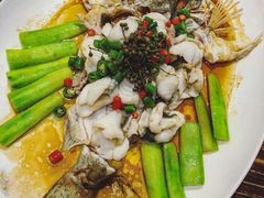鲜花椒蒸桂花鲈-猪肉婆私房菜(容桂总店)