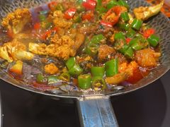 鲜青椒牛蛙哈哈烤鱼-探鱼·鲜青椒爽麻烤鱼(番禺万达店)