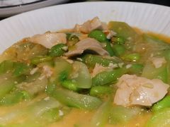 丝瓜毛豆子炒咸蛋黄-水先生寧波菜(天一店)