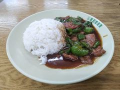 蚝油牛肉饭-崔记拉面馆(航北店)