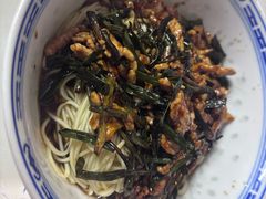 葱油肉丝拌面加腰花-大时代美食面馆