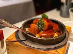 石锅烹银鳕鱼-玫瑰厅上海菜(兴国路店)