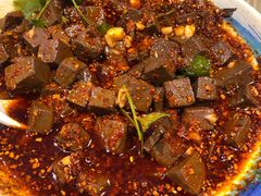 辣子蒜羊血-大厨小馆(华阳城店)
