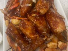 大蒜烧鳕鱼-老友谊冷面店(苏家屯店)