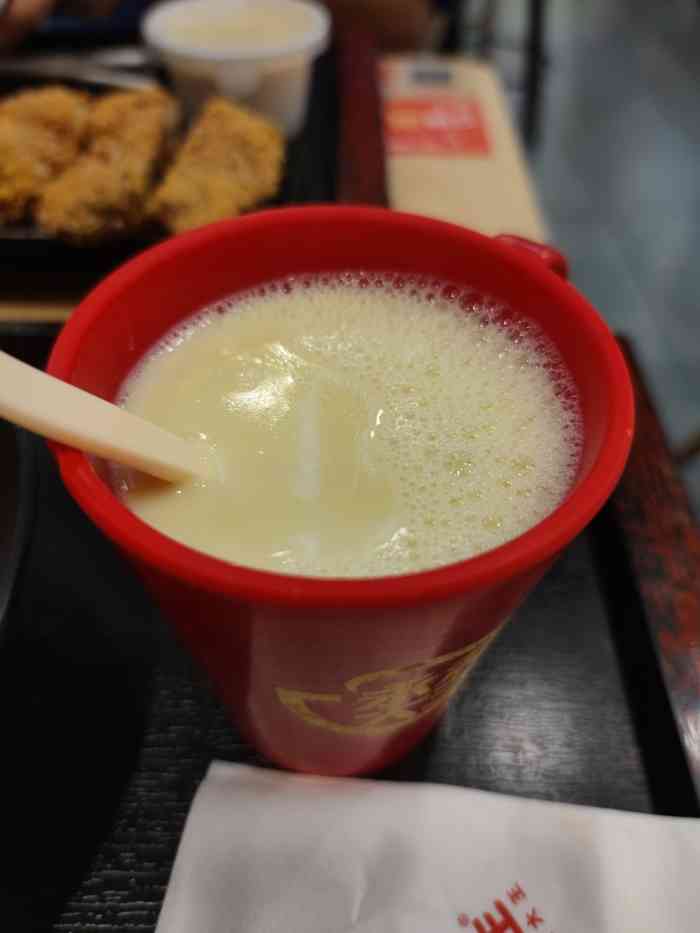 永和大王(皇岗村店)-"517吃货节的券,虽然就是一杯豆浆,不过.