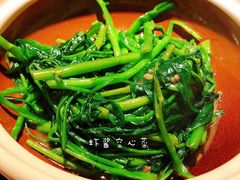 啫啫虾酱空心菜-熠盛粤味(永康路店)