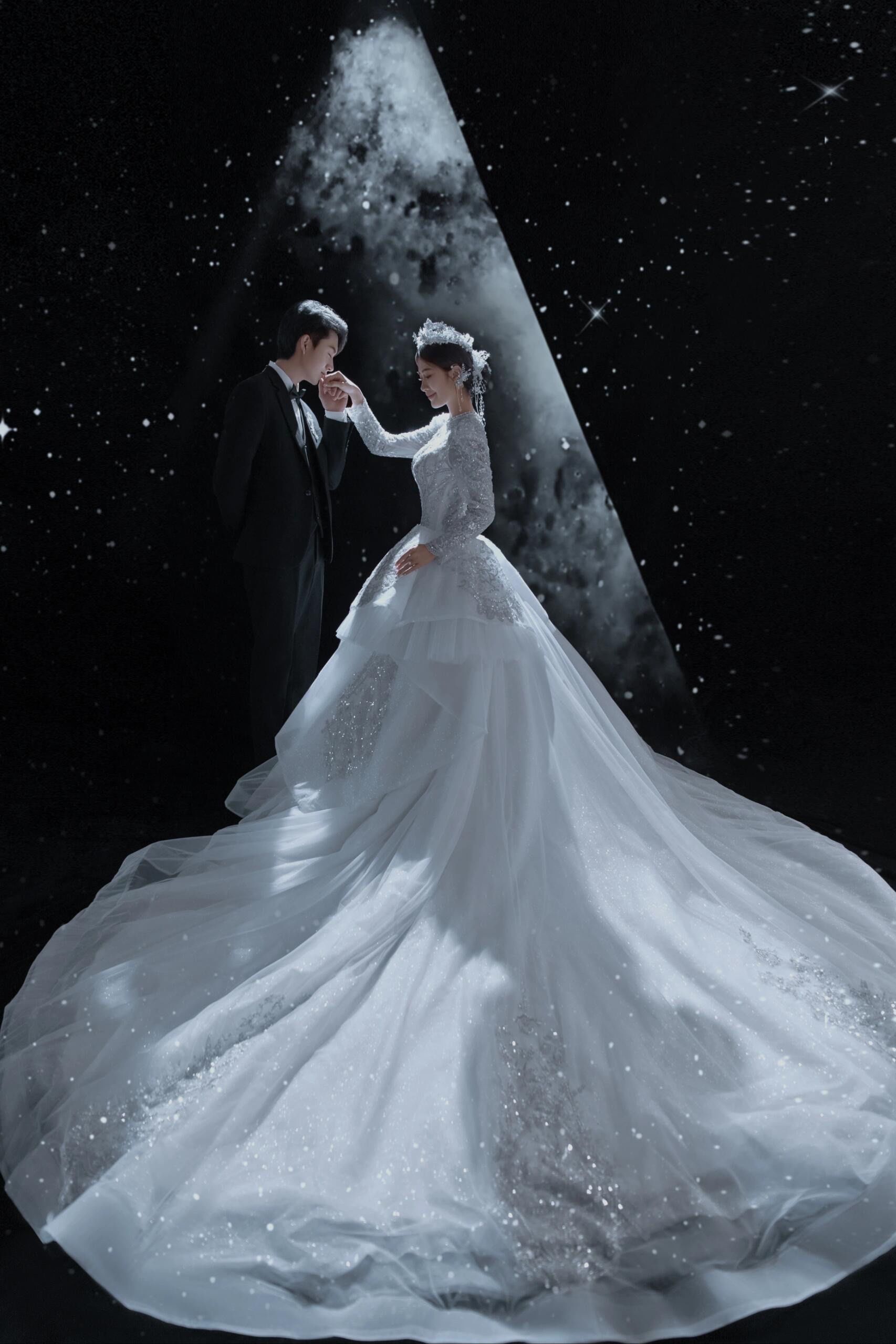 极致浪漫的星空之约～星空婚纱照