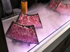 地道鲜切后腿肉-百草滩羊清水涮羊肉(长城路店)