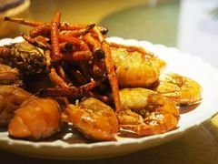 秘制干煎大虾-味可道·黄圃人家园林酒家(兆丰店)