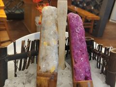 竹筒鲜虾滑-一斗火锅·招财羊毛肚(北温泉九号店)