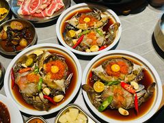 -草家酱蟹炭火烤肉店(珲春南路一店)