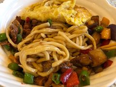 茄子肉丁小公鸡双拼拌面-文三里屯面馆(三里屯店)
