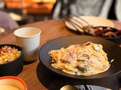 奶油培根蘑菇面-一尺花园(首钢店)