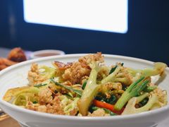 干锅有机花菜-老头儿油爆虾·1987杭州烟火味(湖滨银泰in77D区店)