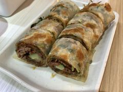 葱饼卷牛肉-台北楚楚园馅饼粥(虹桥南丰城店)