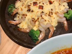 堂烹蒜蓉芝士虾-雀蓝川菜(奥体广场店)