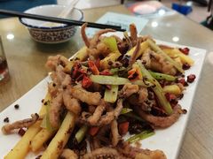 特色干煸鱿鱼须-桃子餐厅·天津菜(红星路直营店)