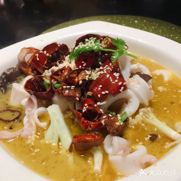 蜀都丰·手工水煮活鱼(江头店)水煮鱿鱼图片