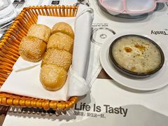 芝麻奶油餐前面包-西堤牛排(合肥之心城店)