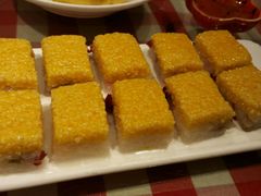 黄米凉糕好吃-西贝莜面村(当代商城店)