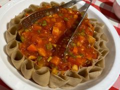 西红柿茄丁莜面窝窝-西贝莜面村(当代商城店)