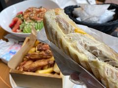 蘑菇鸡肉烤芝士三明治-Bco豆库(星耀天地店)