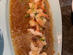 金银蒜蒸凤尾虾-绿茶餐厅(天津天河城店)