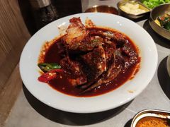 -草家酱蟹炭火烤肉店(珲春南路一店)